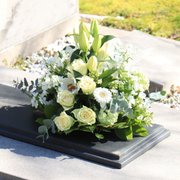 fleurs de deuil blanche fleurs de deuil blanche