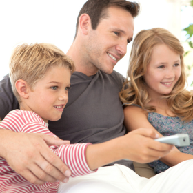 papa et ses enfants