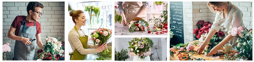 Les artisans fleuristes 123fleurs livrent dans toute la France, tous les jours